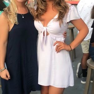 lavender tie sun dress